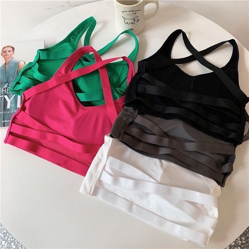 Sexy Sports Bra Yoga Bra Fitne - Bralette Triangle Set recension och pris