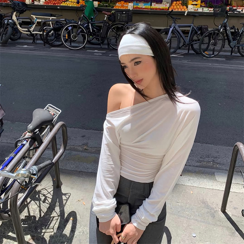 2026 Women’s One Shoulder Top  - Blouse Off Shoulder recension och pris