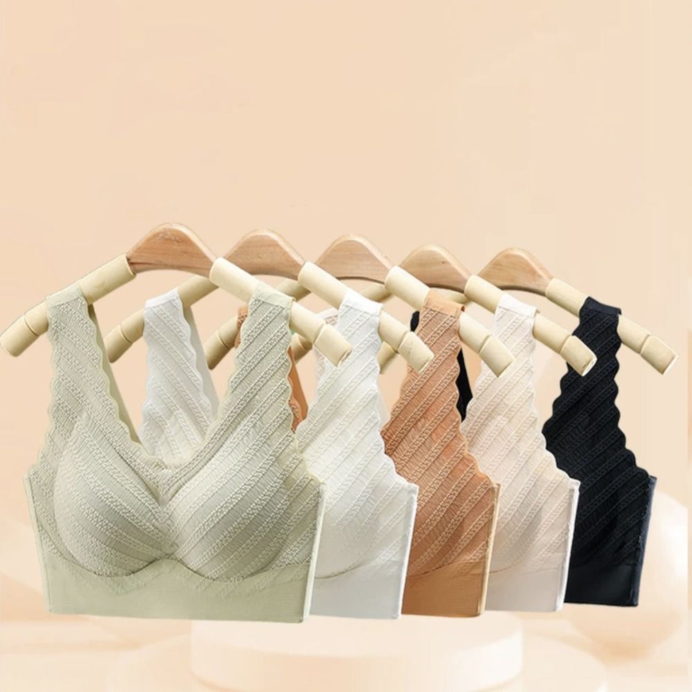 Seamless Bubble Lace Bra Widen - Bralette Triangle Set recension och pris