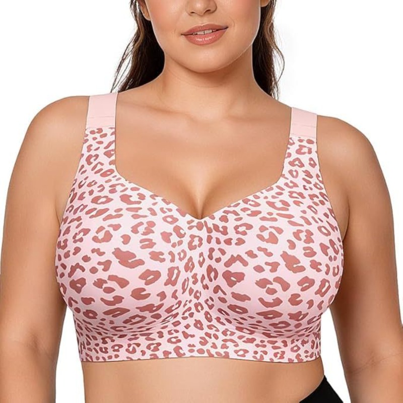 Leopard Jelly Bras No Underwir - Bralette Triangle Set recension och pris