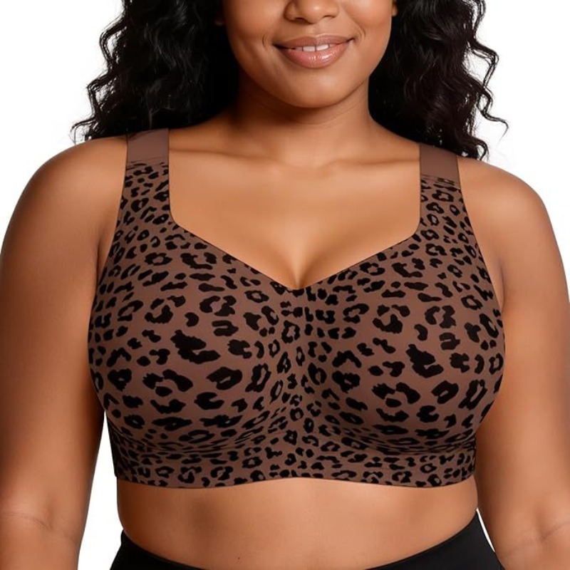 Leopard Jelly Bras No Underwir - Bralette Triangle Set recension och pris