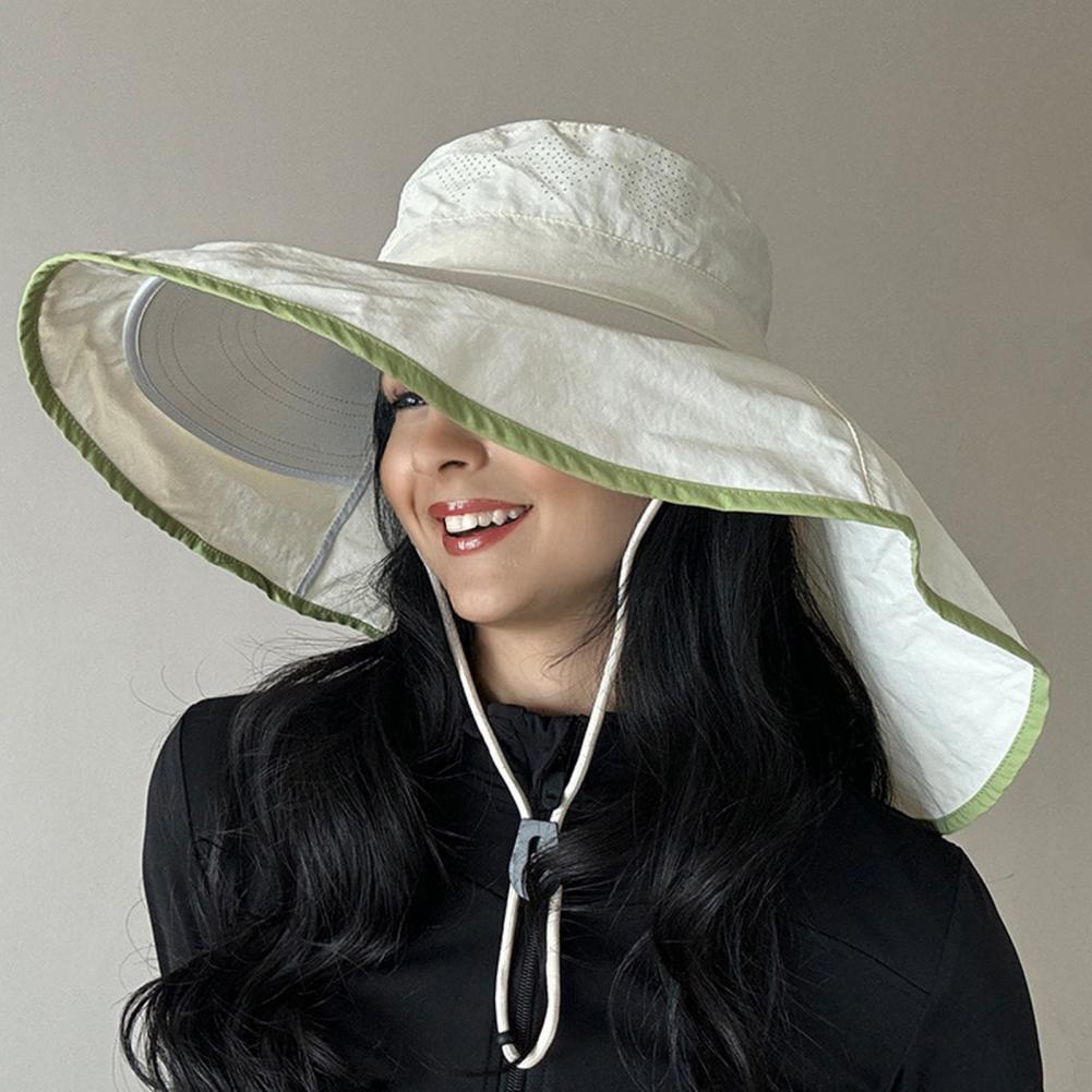 Women Sun Hat with Neck Flap W - Hat Floppy Wide recension och pris