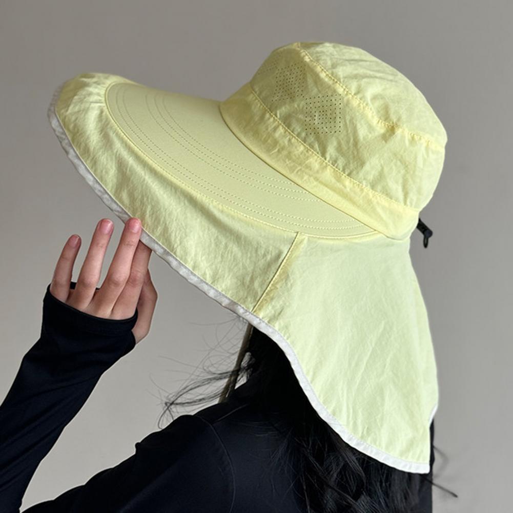 Women Sun Hat with Neck Flap W - Hat Floppy Wide recension och pris