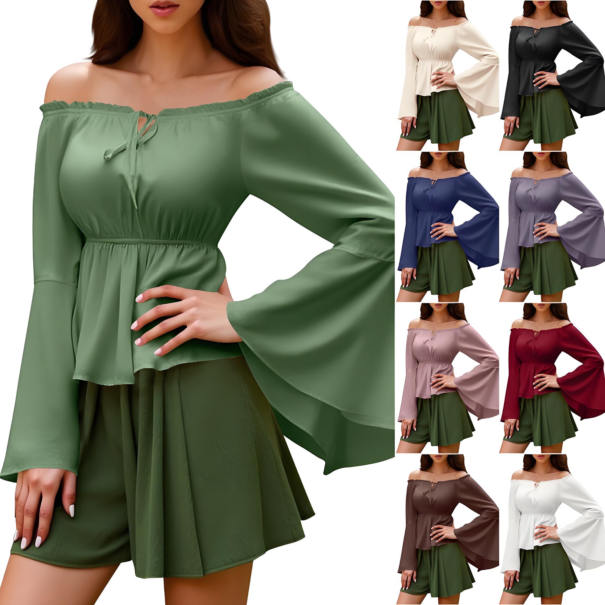 Renaissance Blouse Peasant Wom - Blouse Off Shoulder recension och pris